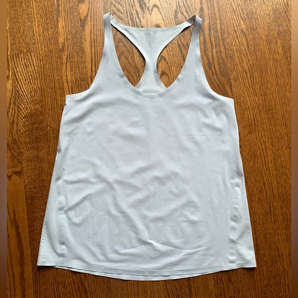 ADAY Dream Harder Racerback Tank, ‘Cloud’ off-white, size XS - Picture 5 of 11